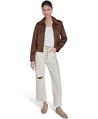 Levi's Women's Faux Suede Laydown Collar Jacket