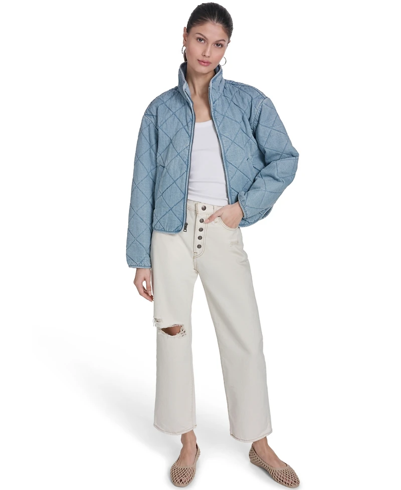 Levi's Women's Diamond-Quilted Cotton Jacket