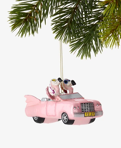 Holiday Lane Florida Flamingos in Car Ornament, Macy's Exclusive