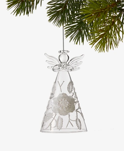 Holiday Lane Iced Delight Angel Ornament, Macy's Exclusive
