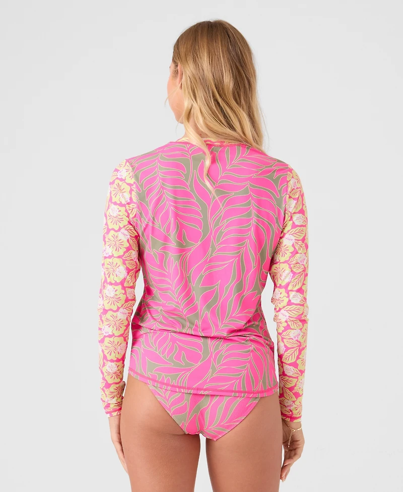 Roxy Women's Wild Sea Crewneck Rashguard