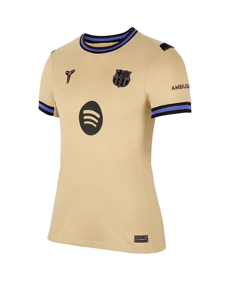 Nike Women's Raphinha Gold Barcelona 2025/26 Away Stadium Replica Jersey