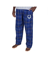 Concepts Sport Men's Royal Indianapolis Colts Ultimate Plaid Flannel Pants