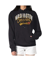 G-iii 4Her by Carl Banks Women's Black Washington Commanders Filigree Logo Pullover Hoodie
