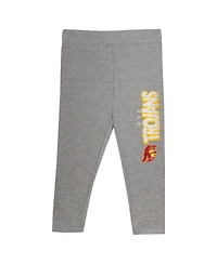 Outerstuff Girls Preschool 2-Piece Cardinal Usc Trojans Clubhouse Pullover Hoodie and Legging Set