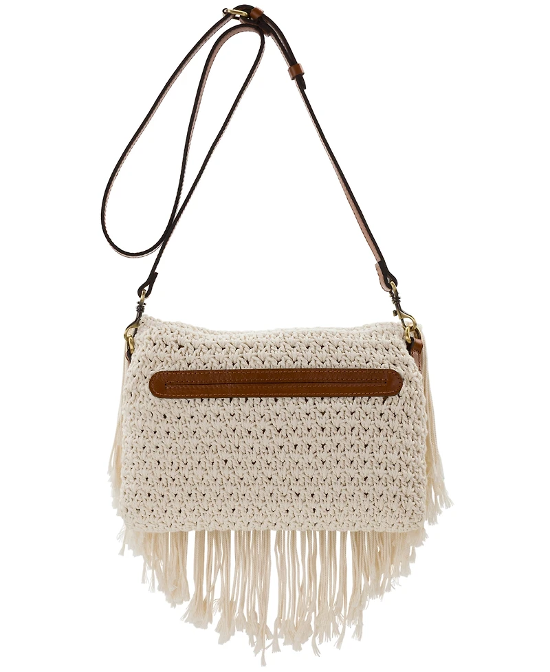 Patricia Nash Cannara Small Crocheted Crossbody Bag