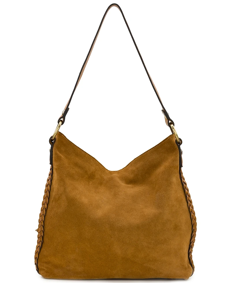 Patricia Nash Kalispell Large Suede Hobo Bag