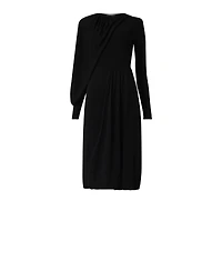 Leem Women's Knitted Dress with Scarf Detail
