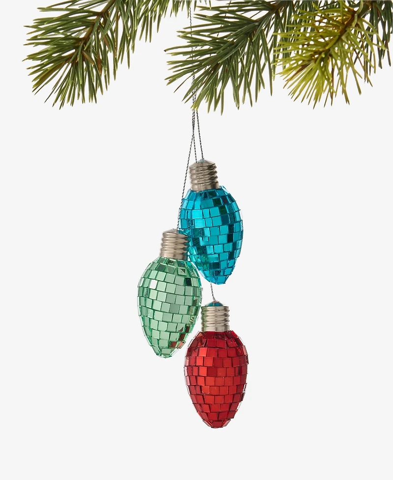 Holiday Lane Merry Magic Christmas Light Bulbs Ornament, Macy's Exclusive
