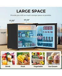 Antarctic Star 1.6 Cu. Ft. Compact Refrigerator with Chiller Compartment