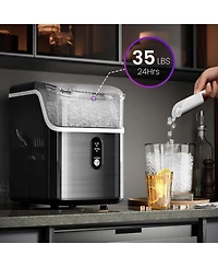 Antarctic Star Compact Nugget Ice Maker, 35 lbs. Capacity with Chewable Ice