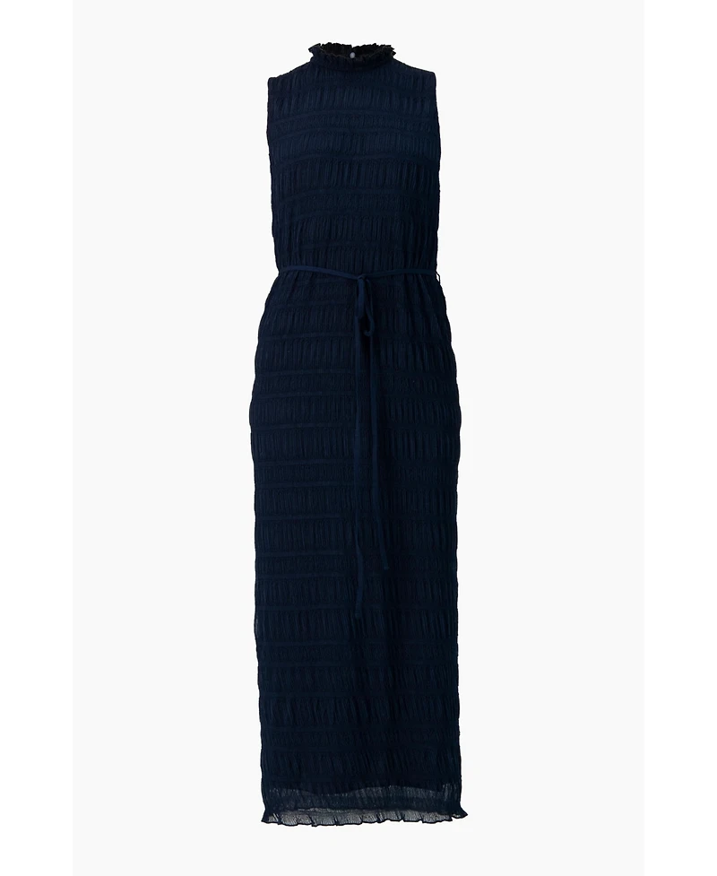 Ivonne Women's Sleeveless Long Pleated Dress