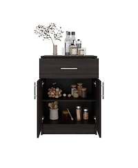 Fm Furniture Cope kitchen Pantry in melamine with 2 doors and 1 drawer