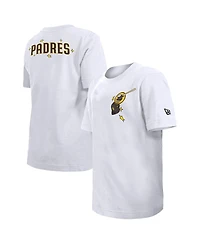 New Era Big Boys and Girls White San Diego Padres Stars Cap T-Shirt