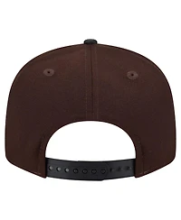 New Era Men's Dark Brown Houston Texans Burnt Wood Camo 9FIFTY Snapback Hat