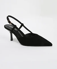 Berness Women 's Carmella Pointed Toe Slingback Heels