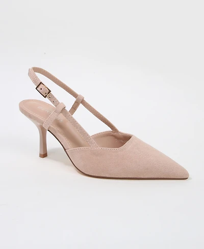 Berness Carmella Pointed Toe Slingback Heels
