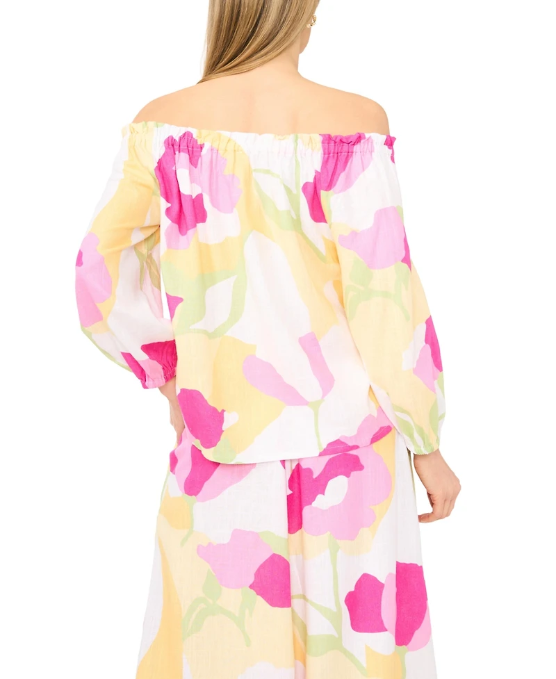 Vince Camuto Women's Off-The-Shoulder Long-Sleeve Top