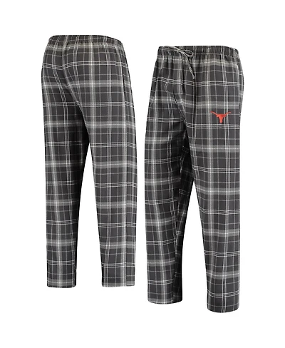Concepts Sport Men's Charcoal/Gray Texas Longhorns Ultimate Flannel Pants