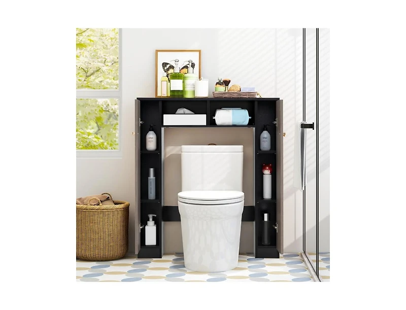 Slickblue Over the Toilet Storage Cabinet with Adjustable Shelves
