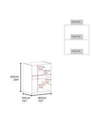 Fm Furniture So- Hi Wall Cabinet in melamine with one door
