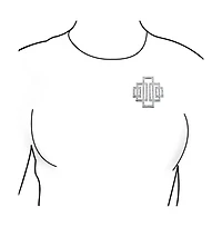 Bling Jewelry Art Deco Large Rectangular Pave Cubic Zirconia Brooch Pin Silver Tone Rhodium Plated Brass