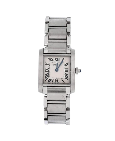 Pre-Owned Cartier Tank Francaise Quartz Watch in Stainless Steel 20mm