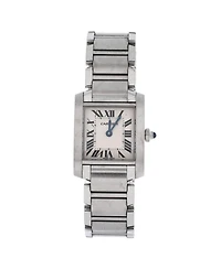 Pre-Owned Cartier Tank Francaise Quartz Watch in Stainless Steel 20mm
