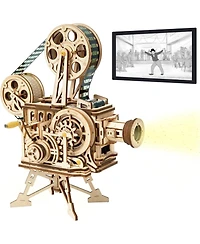 Robotime 3D Wooden Puzzles Vitascope Model Building Kits Mechanical Construction for Adults to Build, Educational Brain Teaser Diy Crafts Kits Gifts