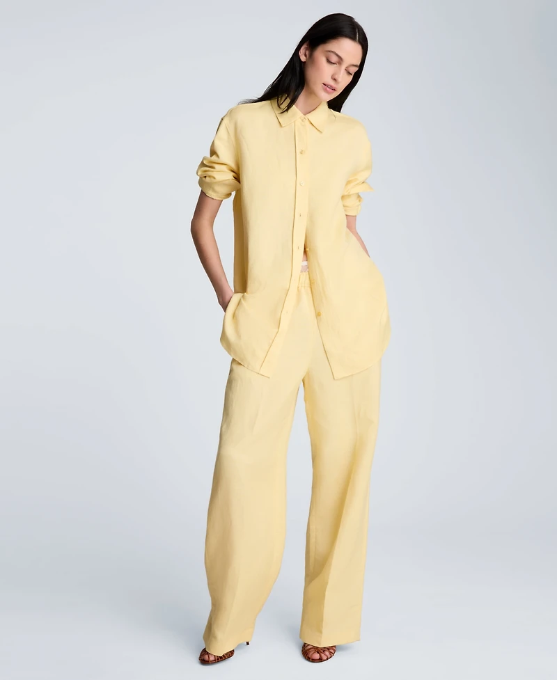 Kenneth Cole Women's Pull-On Wide-Leg Pants