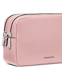 Michael Kors Bryant Medium Leather Double Zip Chain Camera Crossbody