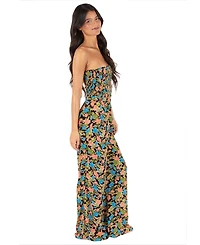Hurley Women's Miami Garden Smocked Cropped Swim Top