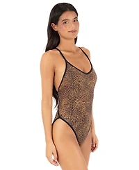 Hurley Women's Soft Spot Cheeky One-Piece Swimsuit