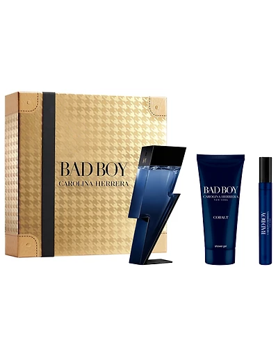 Carolina Herrera 3-Pc. Bad Boy Cobalt Eau de Parfum Gift Set