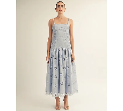 Arose Studio, Inc Women's Square Neck Midi Dress