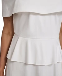 Calvin Klein Women's Off-The-Shoulder Midi Dress