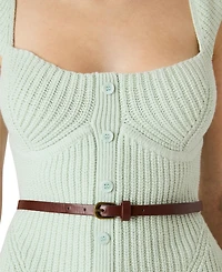 Steve Madden Women's Preslee Sleeveless Cropped Top