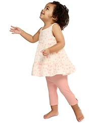 Calvin Klein Baby Girls' Tunic Top & Capri Leggings, 2-Piece Set