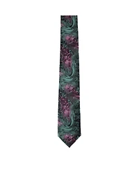 Trafalgar Men's Arcane Storm Silk Tie & Pocket Square Bundle