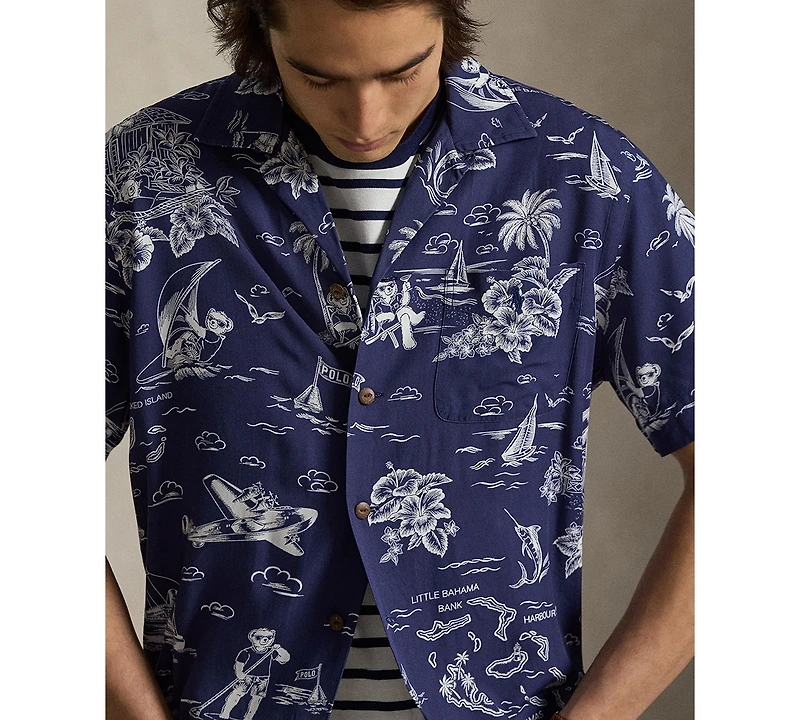 Polo Ralph Lauren Men's Printed Camp Shirt