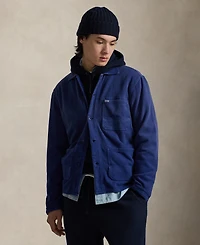 Polo Ralph Lauren Men's Straight Collar Long-Sleeve Overshirt