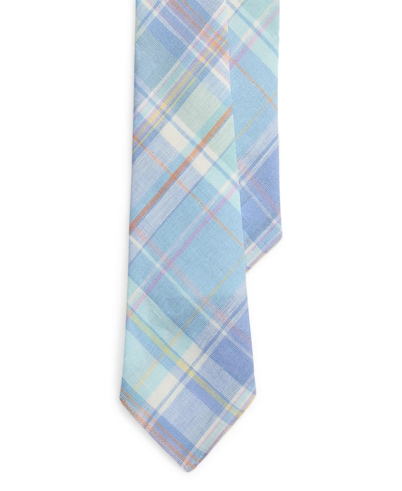 Polo Ralph Lauren Men's Vintage-Inspired Plaid Linen Tie