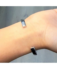 The Lovery Sculpted Cuff Bangle Sterling Silver