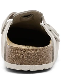 Birkenstock Men's Boston Soft Footbed Suede Leather Clogs from Finish Line