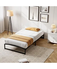 gaomon Metal Bed Frame,Platform Frame with Arch Design,10" Heavy Duty Strong Support Slats,Sturdy Mattress Foundation,Easy Assembly