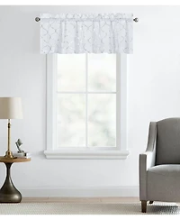 Kate Auroras Trellis Lattice Rod Pocket Valance - 56 in. W x 18 L