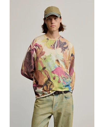 Desigual Men's Gaugin Printed Sweater