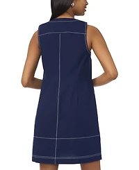 Msk Petite V-Neck Shift Dress