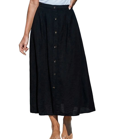 Cupshe Women's A-Line Button Closure Skirt