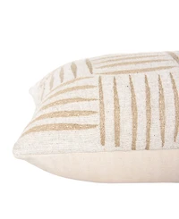 Rizzy Home Grace Cotton Blend Decorative Pillow, 14" x 20"